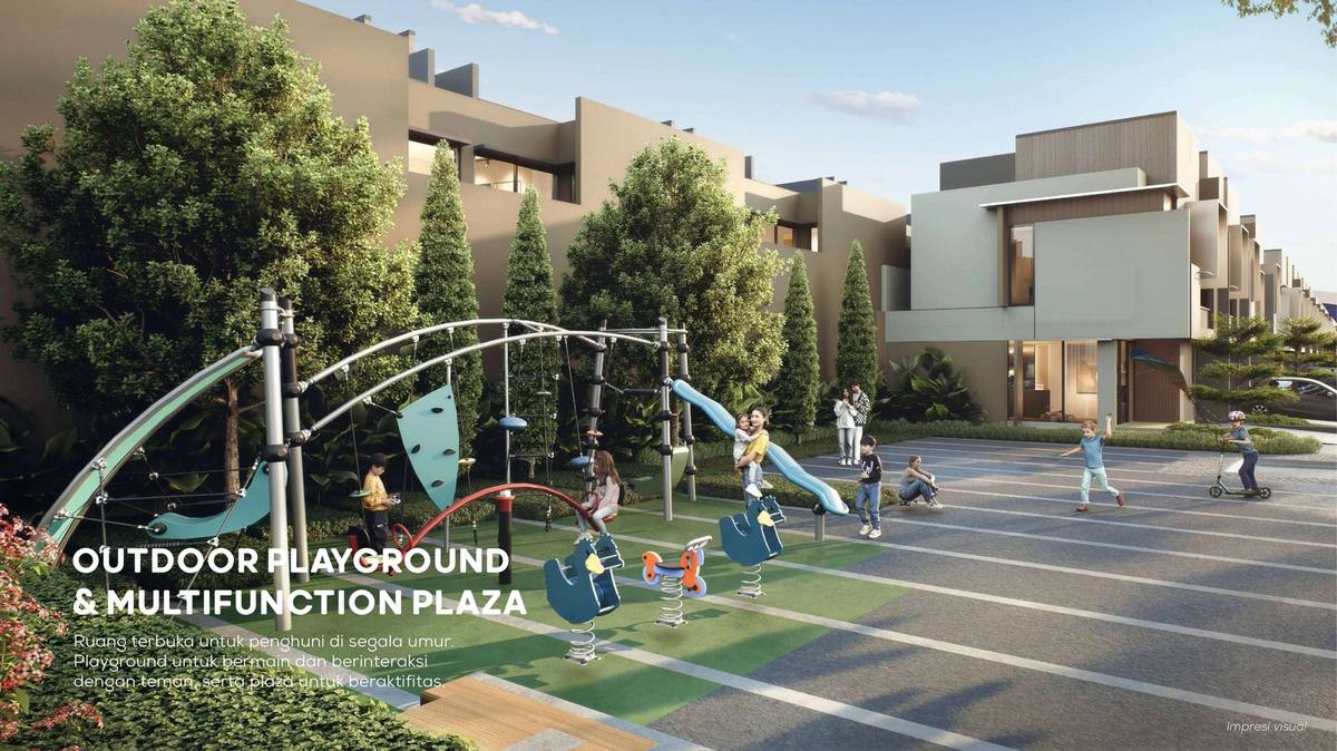 Anak-anak bermain di playground — IZZI BSD City