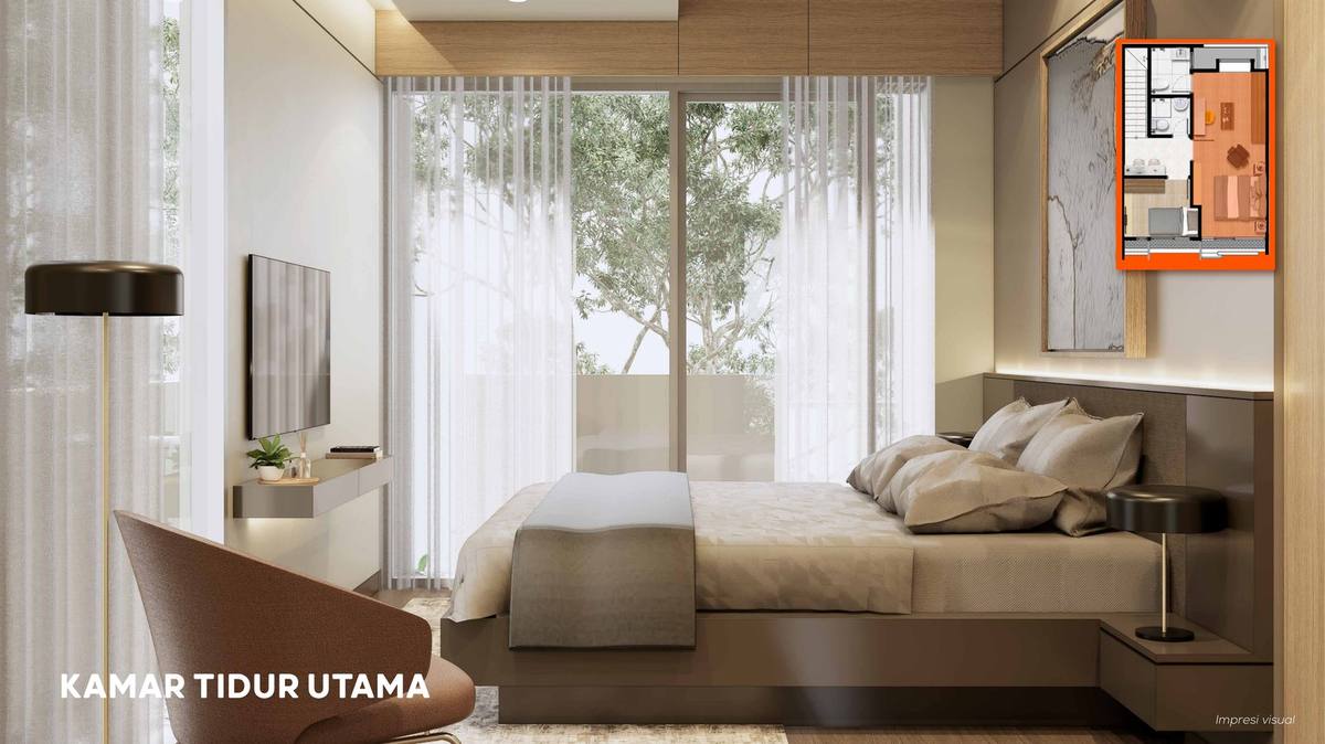Kamar tidur Tipe 6